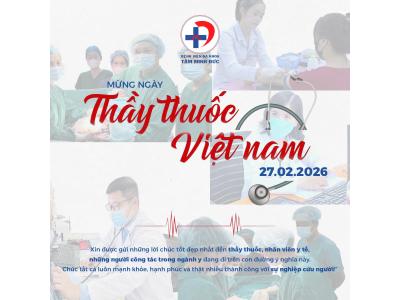 Mừng Ngày Thầy thuốc Việt Nam 27/02